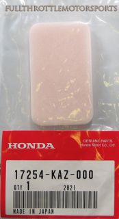 New Geniune Honda Air Filter 17254 Kaz 000