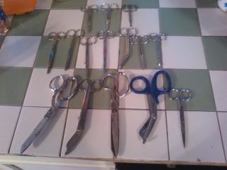 LOT of Medical, Toenail, mustache and misc scissors. Can also be used