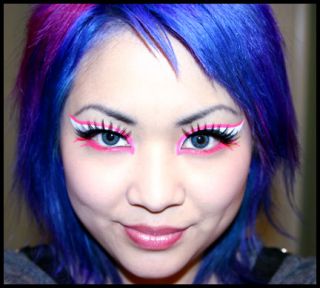 Kryolan UV Neon Aquacolor Palette Day Glow Makeup Drag Queen Cyber