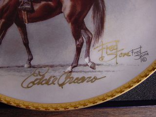 Fred Stone Horse Plate Kelso Signature Ed RARE