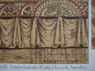This sheet shows the painting on the north chancel wall of the