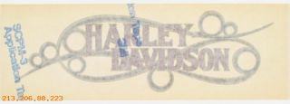 Harley Davidson Decal 14162 87
