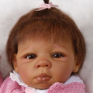 Ashton Drake Tiny Miracles Kendall Lifelike African American Baby Doll