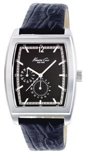 KC1696 Kenneth Cole New York Mens Date Display Leather Strap Watch RRP