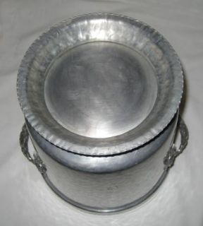 RODNEY KENT Aluminum LARGE 20 SERVING TRAY+ Ice Bucket + WATER DRINK
