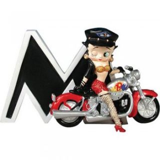 Betty Boop Letter M Initial Figurine