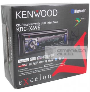 Kenwood KDC X695 Excelon Car Stereo CD Receiver KDCX695