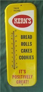 Vintage 1950s Kerns Bread Rolls Cakes Cookies Advertising
