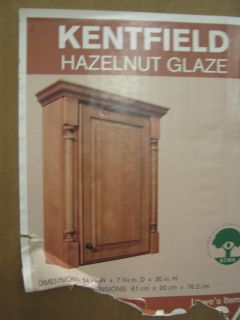 New Crosscreek Kentfield Hazelnut Glaze Cabinet $235
