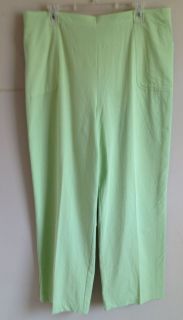 dunner pants size 20 medium length key biscayne collection flat front