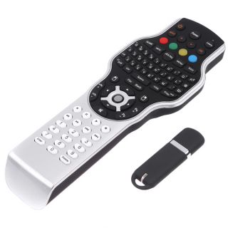 PC TV 2 4G Wireless Keyboard Trackball Mouse Universal Learning Remote