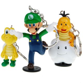 Super Mario Figure Keychains 12 Piece Set