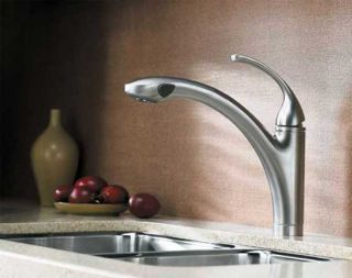 KOHLER K 10433 VS Forte Single Control Pullout Kitchen Sink Faucet