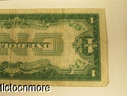 US 1928 B 1928 A $1 One Dollar Bill Silver Certificate Funnyback Notes
