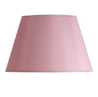 NEW 16 in. Wide Mix and Match Barrel Pendant Shade, Chalk Pink Silk