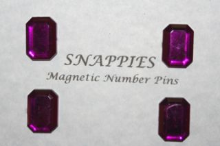 Snappies Just for Kids Magnetic Number Pins Equitation Showmanship