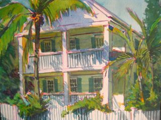 Key West Florida Sun Zazenski Original Painting