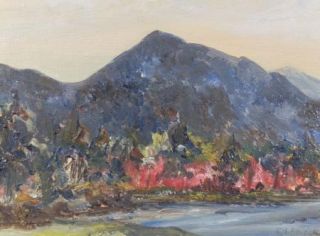 Killarney Ireland Abstract Mountain Oil Painting Signed Bryce Original