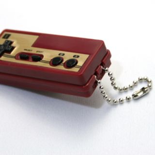 Nintendo Controller Light Model Keychain Part1 Famicom Controller