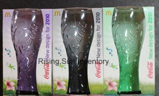 Coca Cola Coke McDonald 2010 Complete Glass Latest