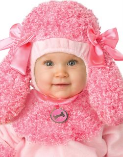 Cute Infant Baby Girls Pink Precious Poodle Puppy Dog Halloween