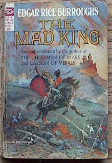 60s Paperback The Mad King Edgar Rice Burroughs