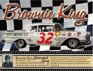 32 Brownie King City Motors 58 60 1 64th HO Scale Slot Car Waterslide