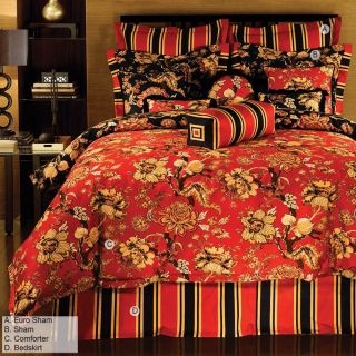 Rose Tree Oversized Reversible Comforter Set Pillow King Size