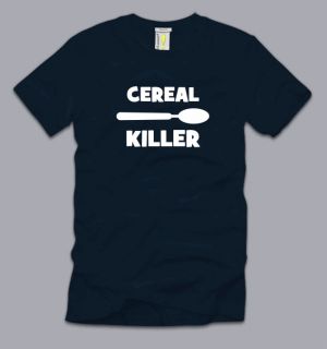 Cereal Killer T Shirt 3XL Funny Awesome Breakfast Serial Nerd Geek Tee