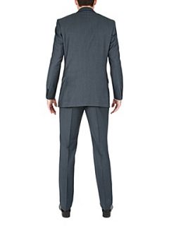 Alexandre Savile Row Striped suit jacket Blue   