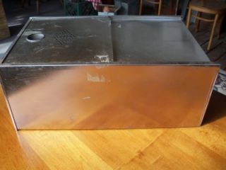 Vintage Hoosier Type Metal Tin Bread Box Kitchen Cabinet Drawer