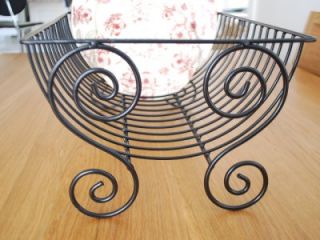 Style Scroll Kitchen Dinner Plate Drainer Dish Rack Black Color