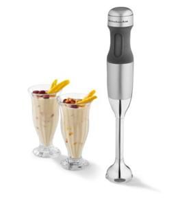KitchenAid 3 Speed Immersion Blender, Contour Silver **Factory Sealed