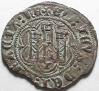 SPAIN Silver Blanca TOLEDO MINT Enrique or Henry III of CASTILE & LEON