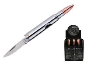 Bullet Handle Folding Pocket Knife Stainless Steel Blade New