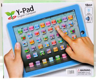 New Ypad iPad Toys Kids Boys Blue Laptop Computer Educational English