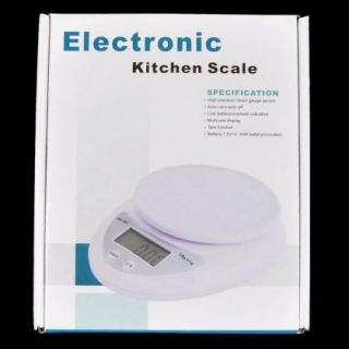 5kg x 1g Digital Kitchen Scale Diet Food Compact Kitchen Scale 11lb x