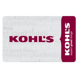 Kohls Gift Card Value $50 00 Unused 