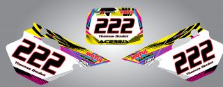 Brand New Custom Graphic Kit NEON STYLE to suit any of the pit bikes