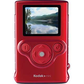 Kodak ZM1 Red Grey Waterproof Sport Mini Video Camera Camcorder