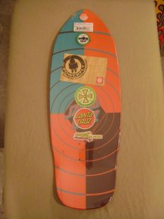 Santa Cruz Tom Knox Recoil Skateboard Deck Aqua ORG