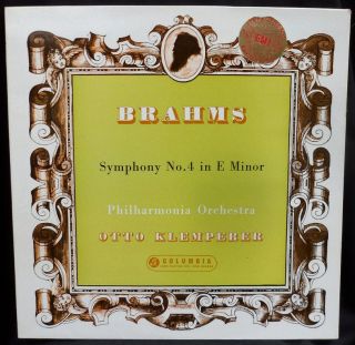 Sax 2350 Brahms No 4 Klemperer Near Mint Turquoise