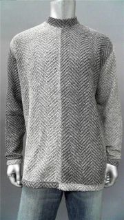 Koko Classic Mens L Comfort Pullover Sweater Gray Knit Top Designer
