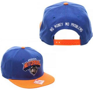 Notorious B I G Brooklyn New York Knicks Style Logo Flatbill Mens