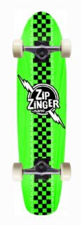 Krooked Zip Zinger Classic Nano Skateboard Cruiser Complete Green