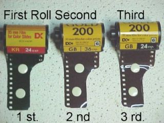 Four Rolls 35 mm Film Kodak TMX135 36 100 Pro Film 60 Color Prints 24