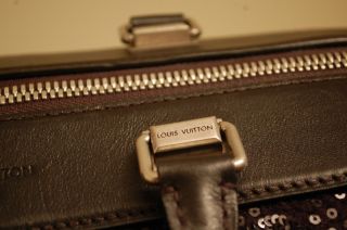 Louis Vuitton Monogram Sunshine Express Speedy Handbag Black