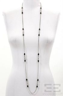 Konstantino Sterling Silver Pearl Black Onyx Long Necklace