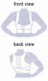 Posture Corrector Brace Lower Back Support Size M