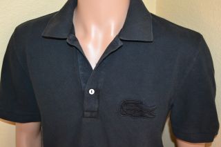 Lacoste Big Croc Logo Polo Shirt Mens Size 5 Large Stunning